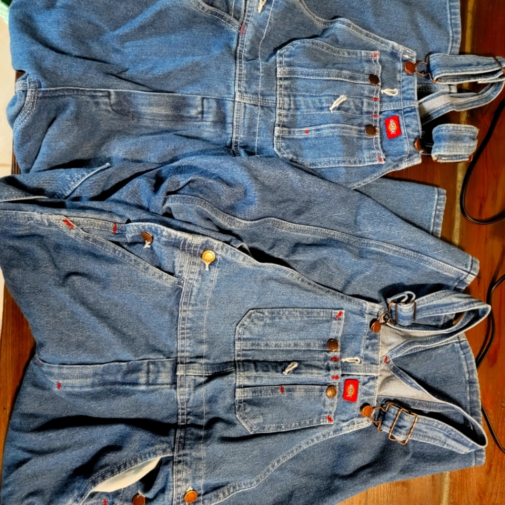 Dickies brand youth overalls size medium 2 pairs